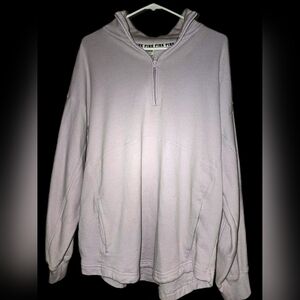 PINK Victoria's Secret Light Purple Quarter-Zip Sweatshirt Size LG-GUC